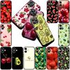 Handyhülle für Xiaomi Poco C75 C65 C71 C85 X7 X6 M7 F7 F8 Ultra F6 Pro Weiche Hülle Kirsche Erdbeere Frucht Sommer Avocado
