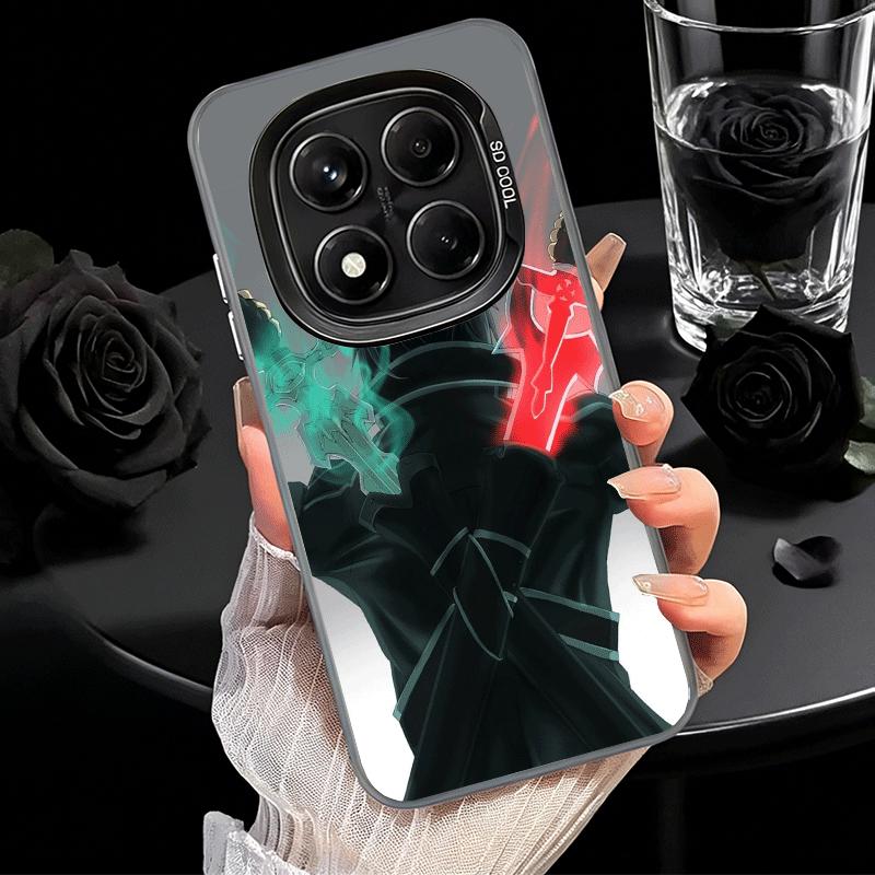 Sword Art Online Kirito Soft Phone Case for Xiaomi Redmi Note 13 14 15 Pro Plus 12S 12 11S 11 11T 10S 10 Shockproof Cover Back S