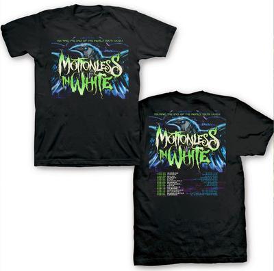 Nuova Maglietta Unisex Motionless In White 2025 Tour Regalo Per i Fan S-5Xl Ss255
