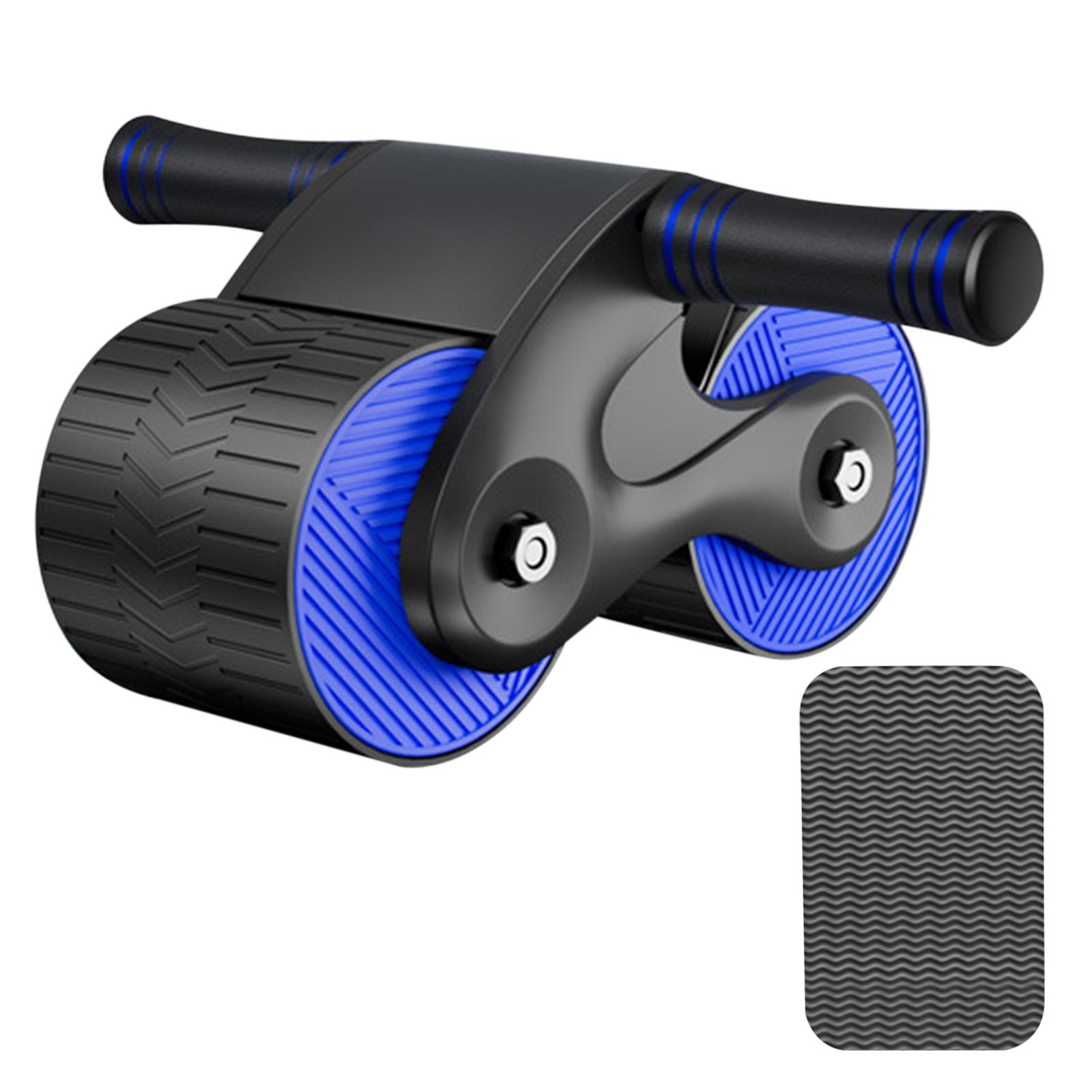 Automatic Abdominal Wheel With Knee Mat Ab Roller Wheel Abdominal Exerciser For Abdominal Workouts Blue #1