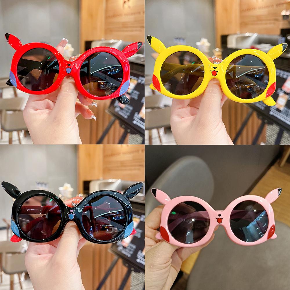Anime Pokemon Pikachu Sonnenbrille Cartoon Figuren Brille Erwachsene Mini Sonnenbrille Niedliche Dekoration Cosplay Spielzeug Geschenke