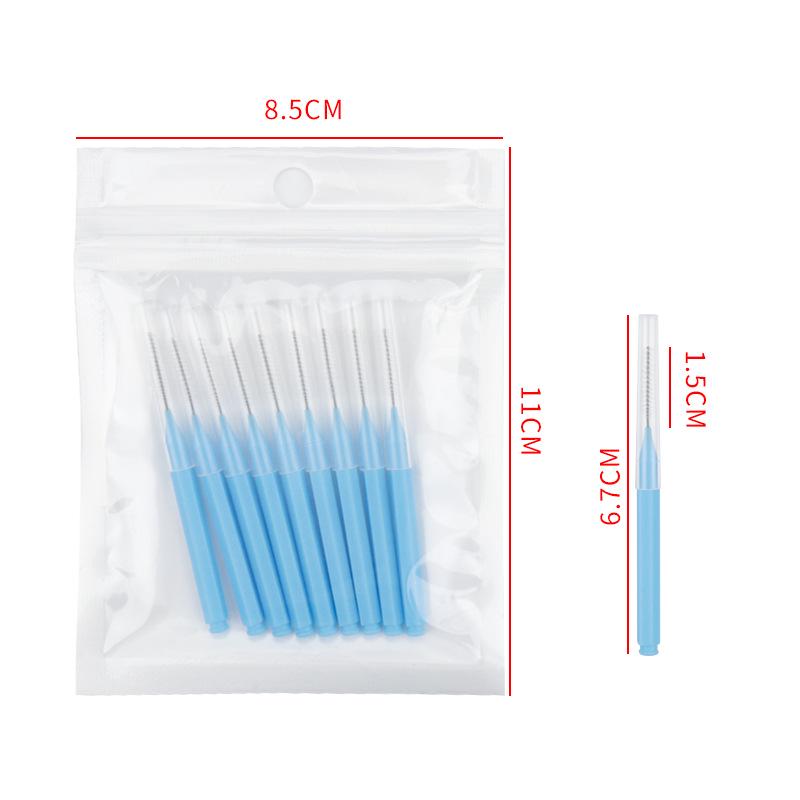 Disposable Beauty & Orthodontic Interdental Brush - Eyelash & Eyebrow Cleaner