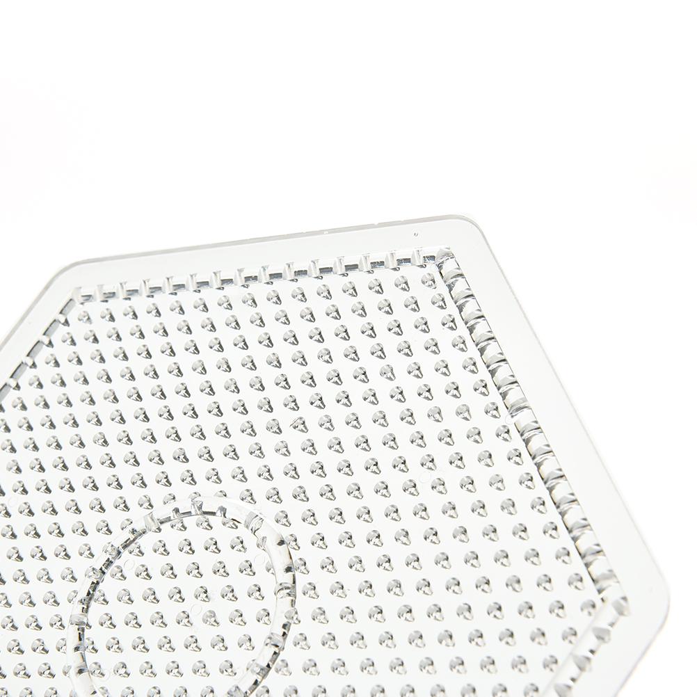 1 Pcs Square Round Hexagon Pegboards Transparent For 5Mm Hama Beads Diy Kids Toy