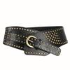 Retro Wide Belt Women'S Decoration With Coat Skirt Waist Seal Outside With Personalized Western Punk Style Belt