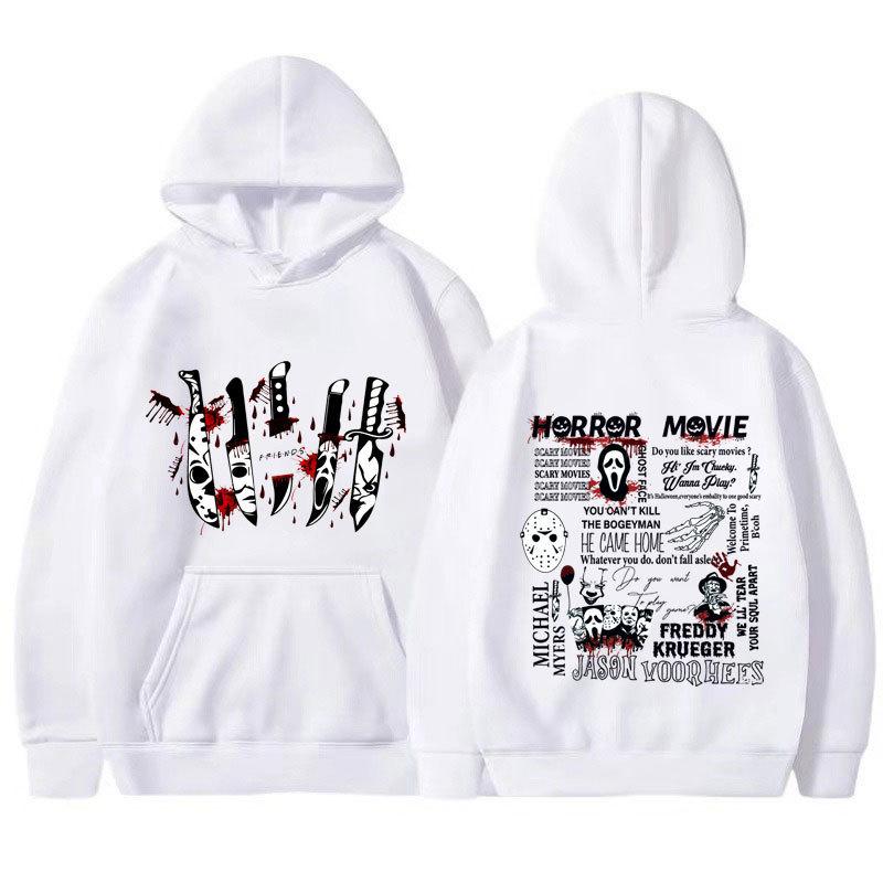 Přátelé Nůž Hororový Film Halloween Mikiny Ležérní Unisex Mikiny