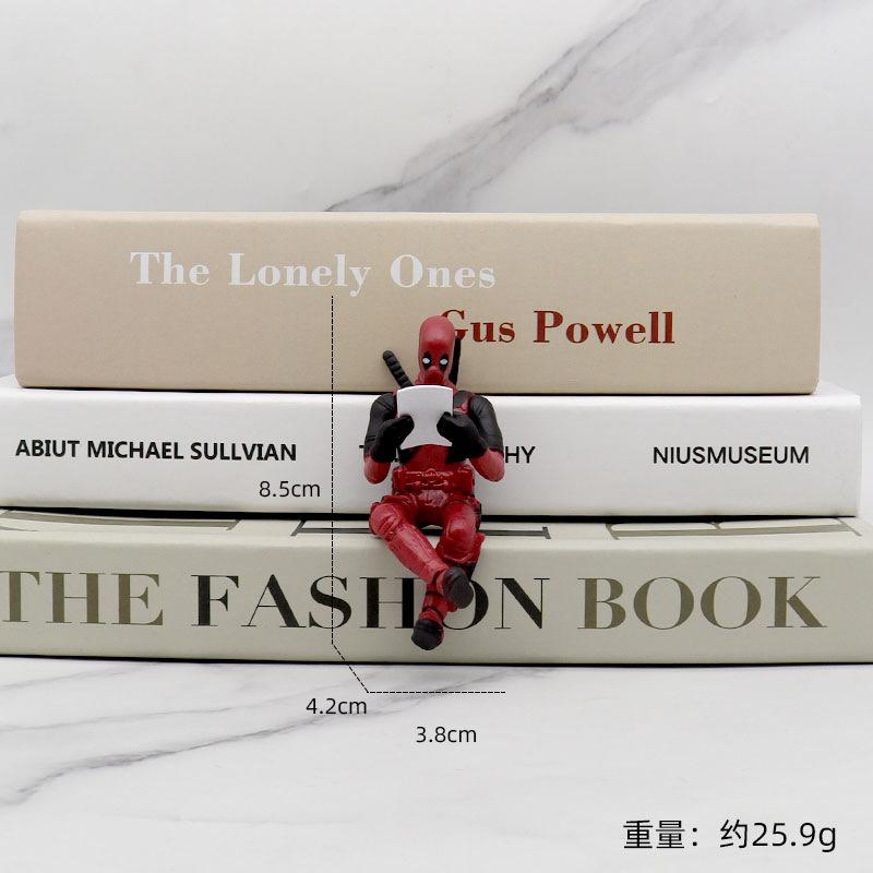 6 Desk Decoration Deadpool Car Home Office Marvel 8cm X-MAN Funny Cute Figure Model Toys