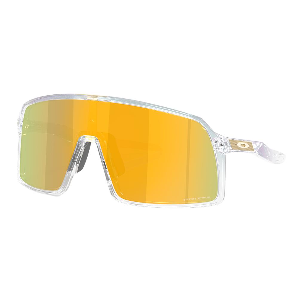 Oakley Original Solid Color Design Plastic Irregular Shape Sunglasses Unisex sunglasses Transparent 0OO9406A5337 142,Transparent