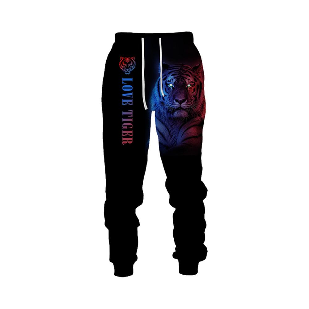 Heißer Verkauf Tier Tiger 3D gedruckt Hosen Männer Casual lose Sport Hosen Jogging Hosen Hersteller