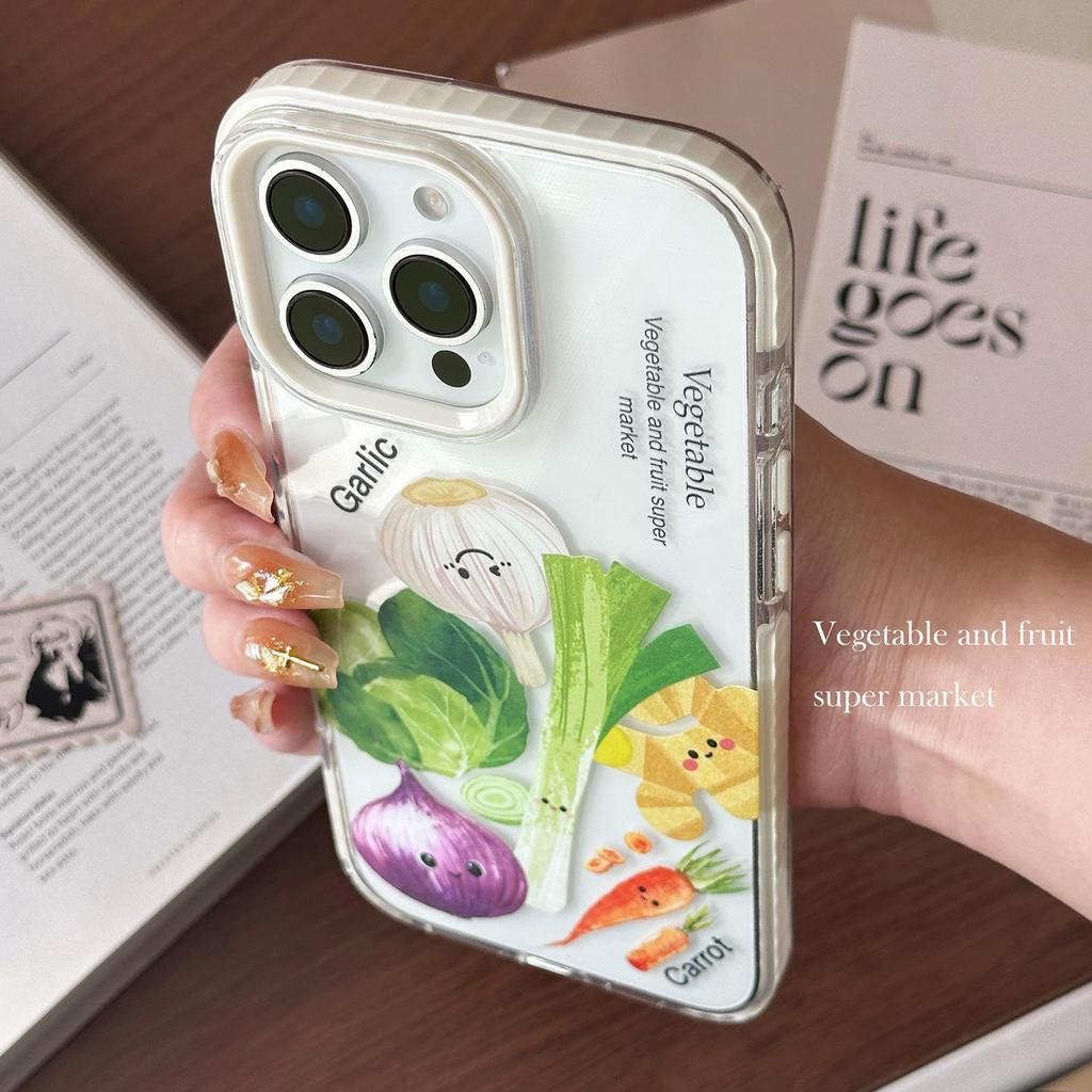 Creative vegetable phone case suitable for Apple phones