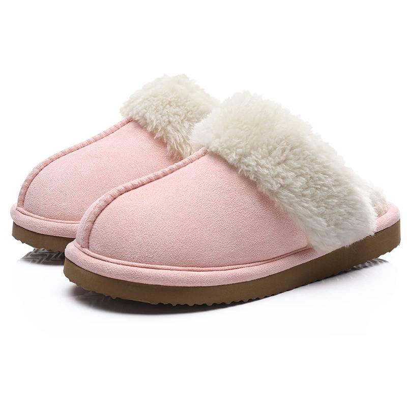 Fashion Kidmi Women's Slippers Soft Fluffy Fuzzy Slippers Ladies Winter House Slippers New Warm Shoes For Woman Comfortable Womens Shoes