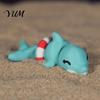 Schwimmring Delfin Dekor 3D Gedruckte Gelenkfigur, Schwimm Fidget Spielzeug, Rucksäcke Anhänger Flexible Gelenke für Rucksack Handtasche Geldbörse Charm