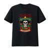 Viva México Cabrones T Shirt Mexican Skull Sombrero Day of the Dead Inspired Bold Pride Apparel Vintage Washed Casual Stretched