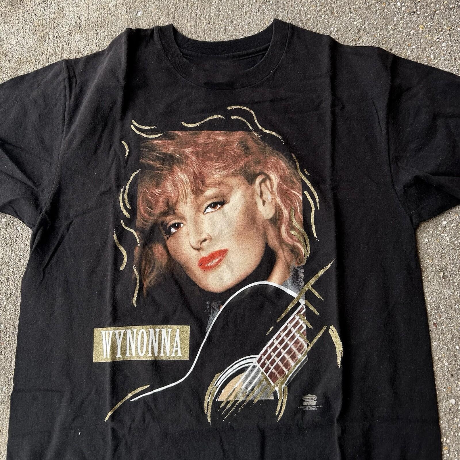 Vintage 1993 Wynonna Judd Tour Black Cotton All size S-5XL T-Shirt HRB199 XXXL