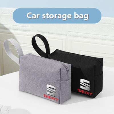 Storage Bag Cable Storage Organizers Pouch Carry Bag For Leon 5f Ibiza 6l 6j Leon 1p Cushion Altea Xl Leon Car Accessories