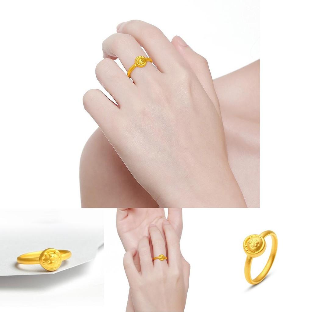 Trendy Adjustable Cartoon Tiger Ring In Gold-plated Brass Perfect For Womens Fashion Accessories