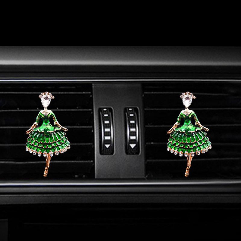 Dancing Girl Style Car Air Freshener Perfume Bottle Diffuser In the Car Auto Air Conditioner Outlet Vent Air Perfume Clip