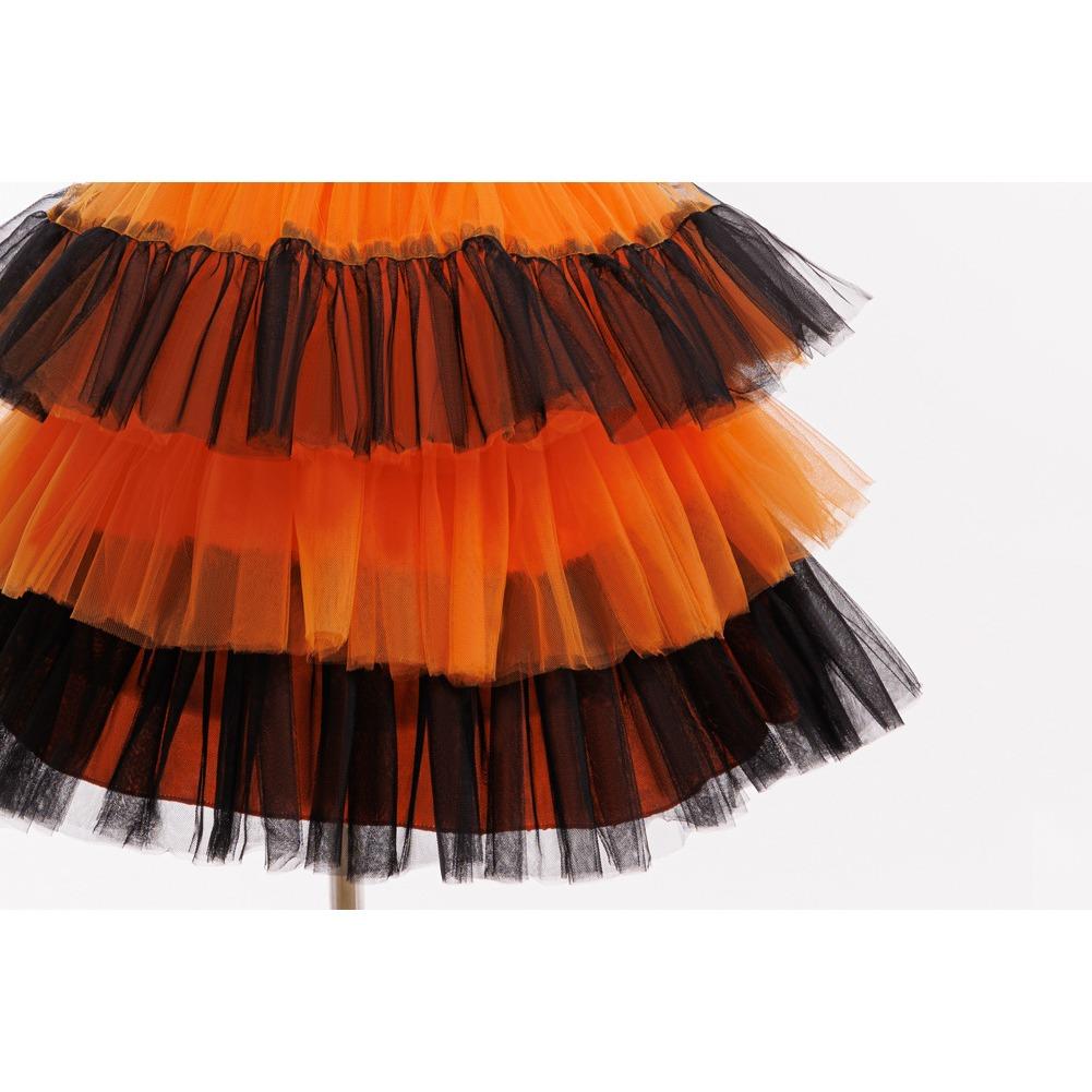 2026 Girls Cosplay Party Witch Princess Dress Halloween Tutu Cosplay Dress 8081 Children's Princess