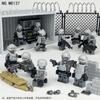 Railway Strain Force M8137 Children Assemble Small Particle Building Block Toys Military Minifigures