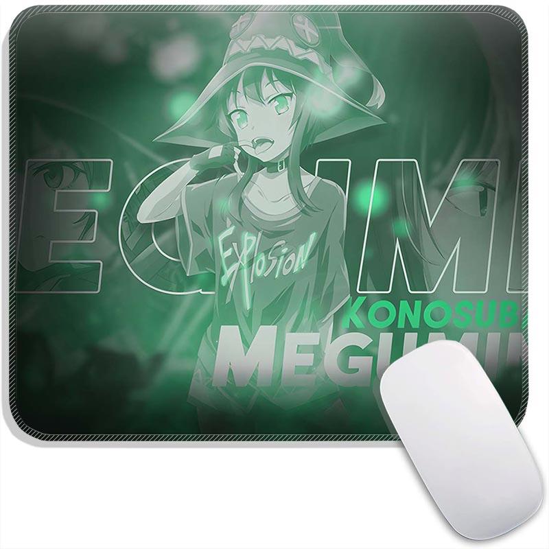Kono Suba Standard  Anime Mouse Pad Small Gaming Mousepad Gamer Accessories Travel MousePads PC Non-Slip Office Mousemat