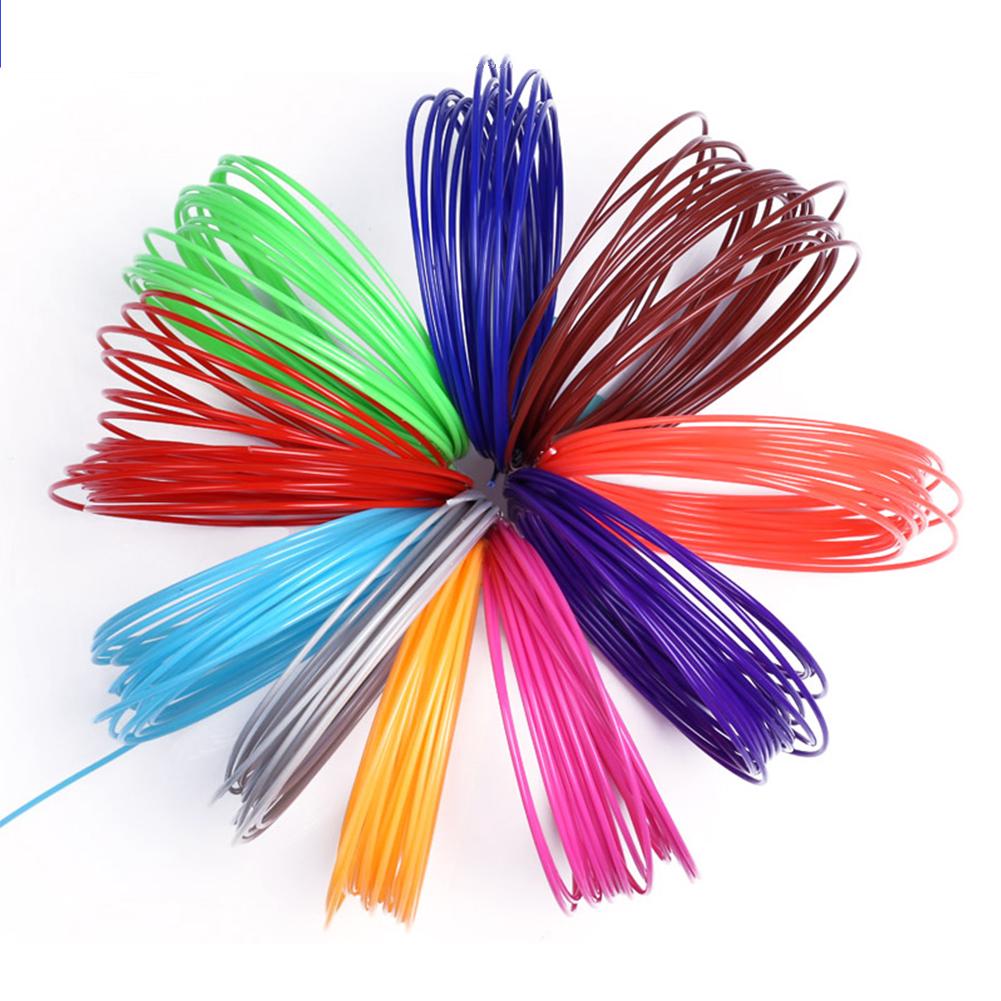 Tool Store 10/20 Colors 5m 1.75mm PLA Refill Filament Consumable for 3D Printer Drawing Pen