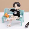 1 Pair of OB11 Doll Baby Shoes Parallel Bars Casual Sports Shoes 1/12 Bjd Doll Shoes Decoration Detachable Doll PVC Material