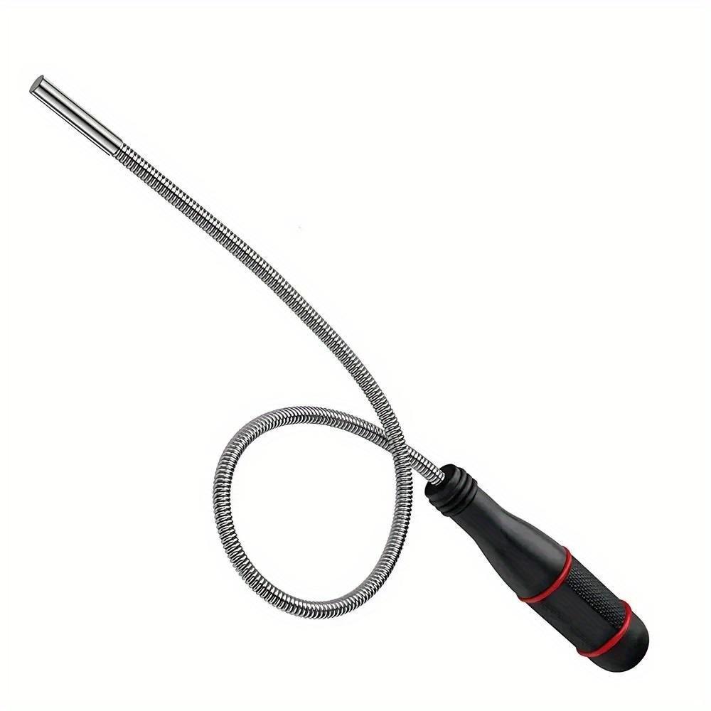 1 PC Flexible Magnetic Pickup Tool, Metal Suction Bar Garbage/ Keys/ Bolts/ Nuts Bendable Magnet Spring Grip Grabber