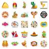 50 Personalized Mexican Graffiti Stickers for Travel & Outdoor Decor