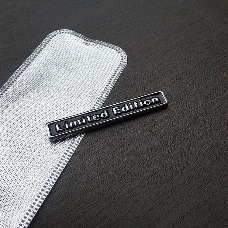 Limited Edition Metal Car Emblem Badge, 3D Chrome 4WD AWD Sticker, Auto Tailgate Fender Decal, Waterproof Exterior Decoration