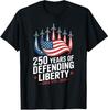 250 Years of Defending 1775 2025 Freedom USA Unisex T-Shirt