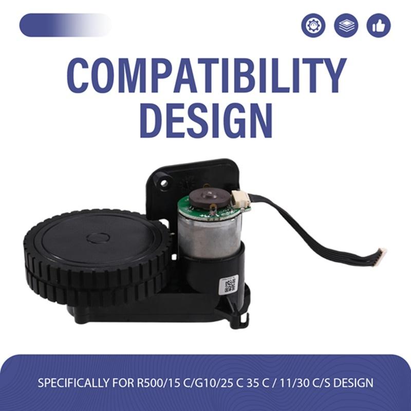 Vacuum Cleaner Wheel Motor for Robovac R500/15C /G10 /25C/30C /35C /11s Vacuum Cleaner Parts Assembly Replacement L-A09G