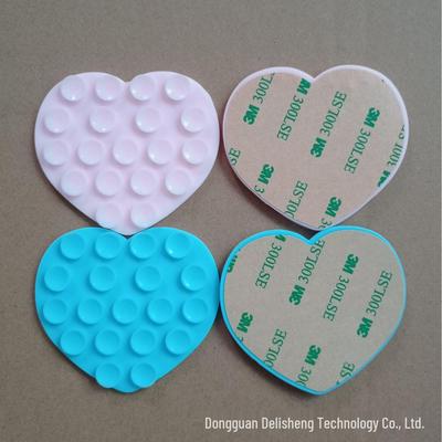 Herzförmiger Multifunktionaler Silikon-Saugnapf-Handyständer