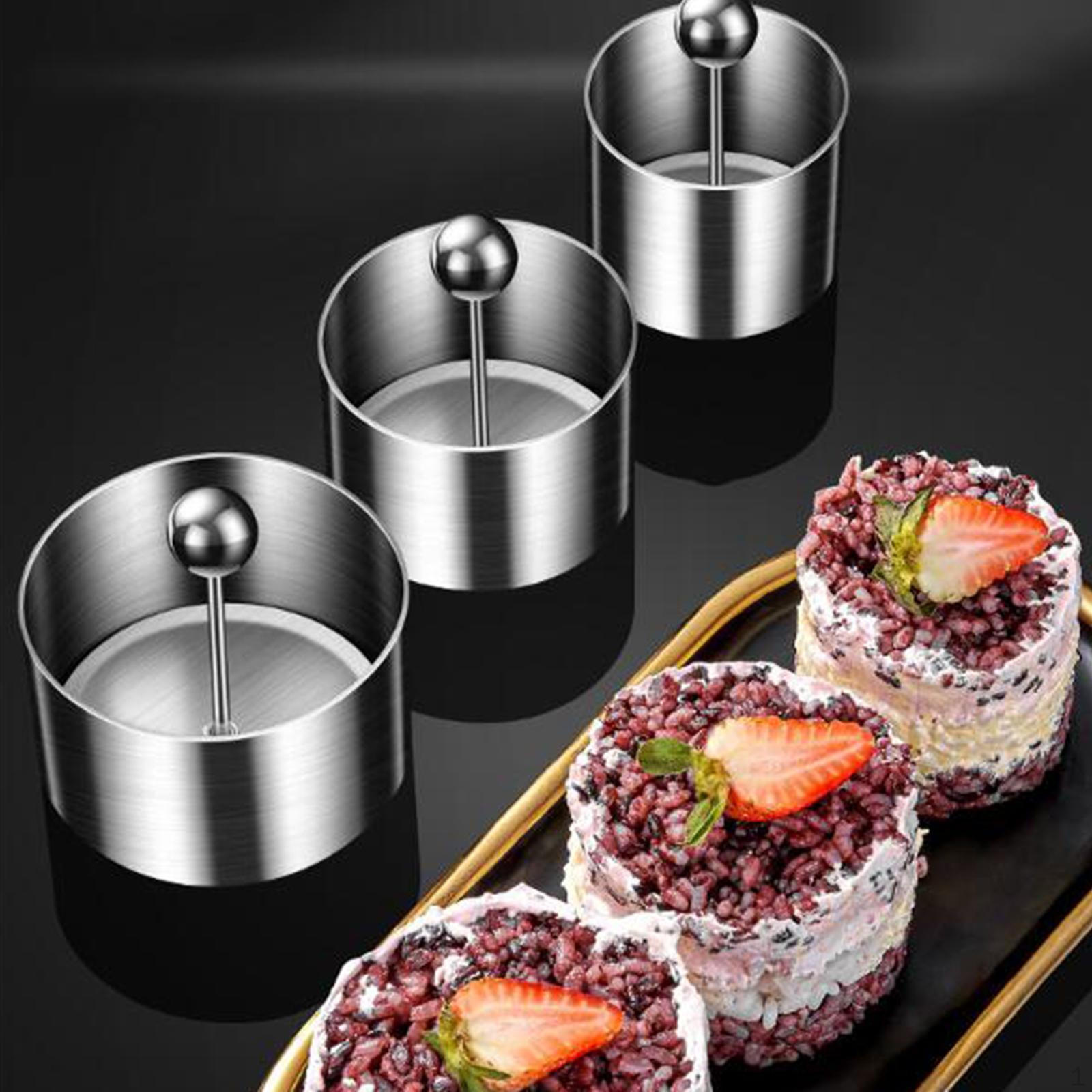 

Набор десертных колец премиум-класса из нержавеющей стали — универсальные инструменты для выпечки пирогов, тортов и многого другого