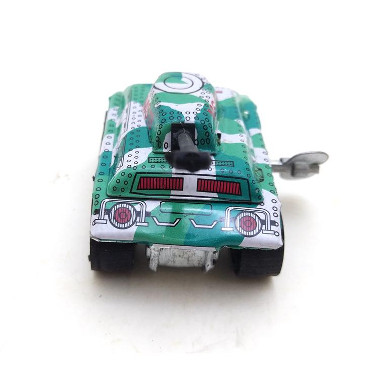 Nostalgic 8090 Tin Wind-up Tank Retro Collectible