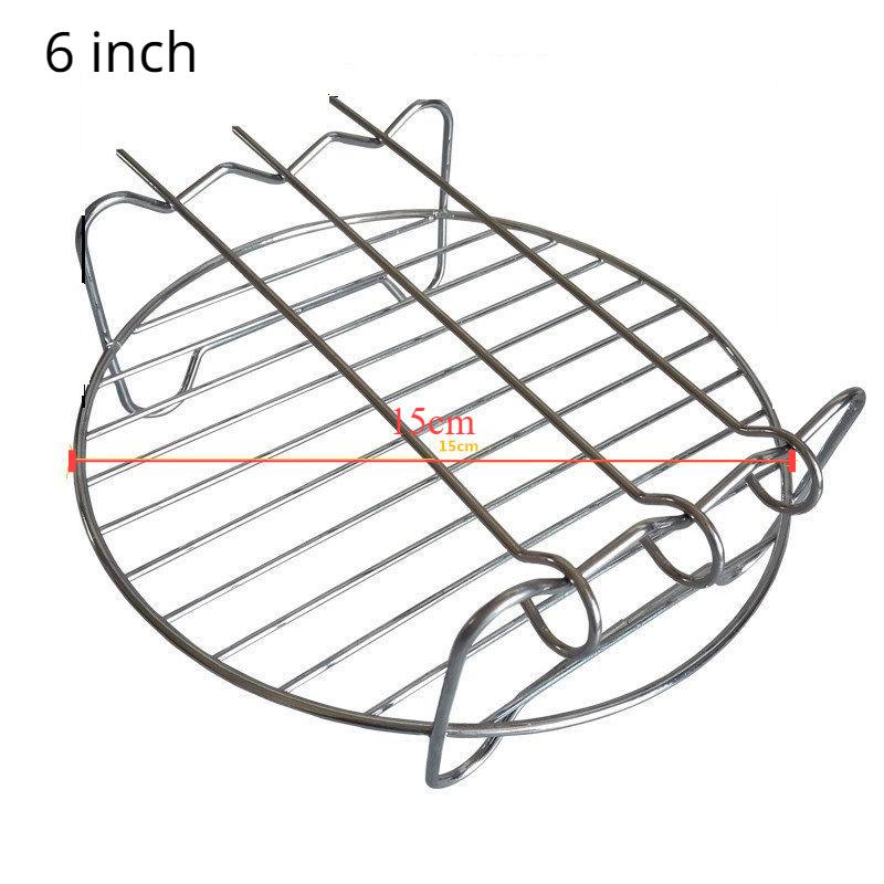 

6/7/8/ дюймовая стойка для фритюрницы квадратная/круглая/прямоугольная держатель для гриля-барбекю сушилка для овощей и фруктов аксессуары для выпечки в аэрофритюрнице