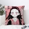 Anime D-Demon Slayer Cute Pillow Case Plush Fabric Soft Pillowcase Double Sided Print Cushion Cover Throw Pillow Cover