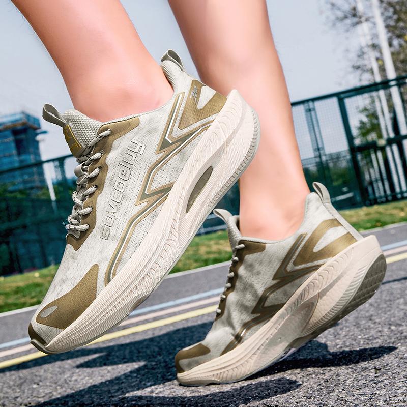 Herren Sports Spezialität Marathon Laufschuhe Carbonplatte Atmungsaktiv Leichtgewicht Damen Bequem Sportlich Rutschfest Dämpfung Stabilität Sneaker