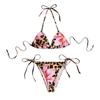 Women's Lace-up Swimsuit Bikini Swimsuit Set