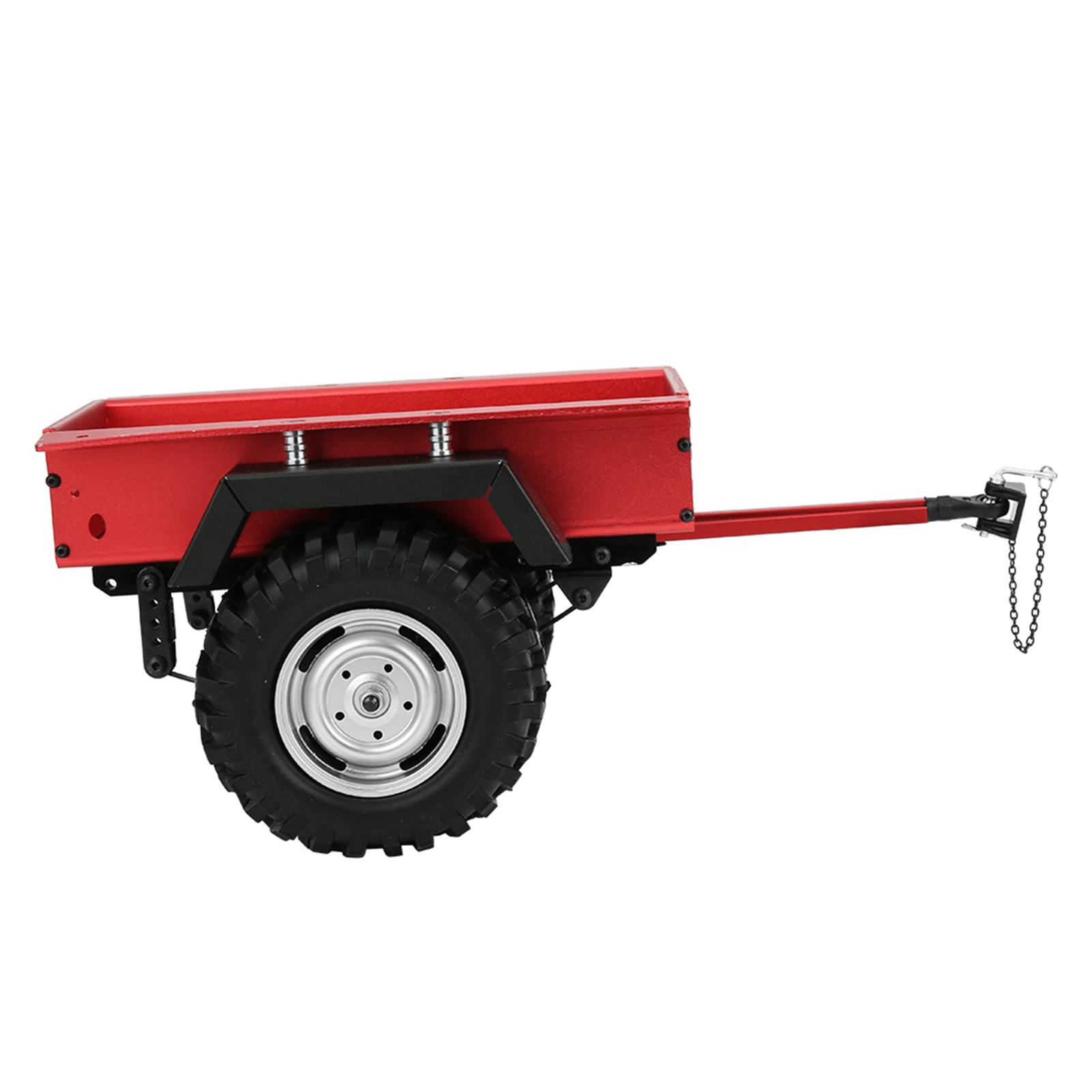 

Алюминиевый сплав Прицеп Автомобиль Высоко Имитация RC Модель Машины Детская ИгрушкаКрасный