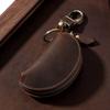 Crazy Horse Leather Car Key Pouch Genuine Leather Key Holder  for Secure Keys Storage