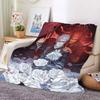 Warm Fleece Throw Blanket for Bed Sofa  Customizable Soft Fluffy Adult Nap Blankets Winter King Size Microfiber Home Textile