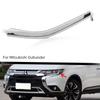 Car Front Bumper Chrome Trim Molding Strip for Mitsubishi Outlander 2016 2017 2018 2019 Car Molding Fog Light Cover Panel Parts