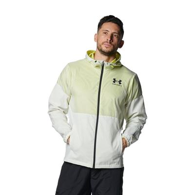 UA MESH GEFÜTTERTE WOVEN JACKE Weiß LG [Under Armour]