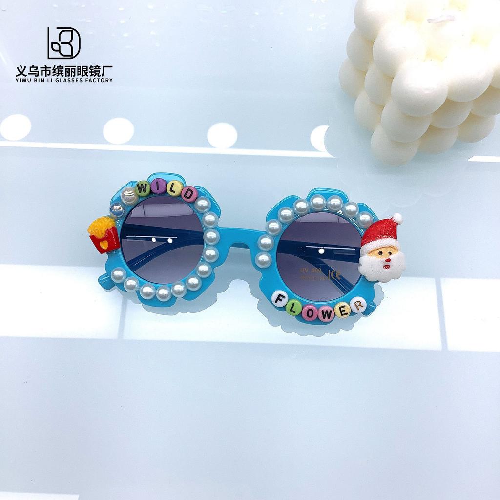 Fashion Children'S Sunglasses Travel Uv Protection Sunshade Sunscreen Diy Baby Glasses Cute