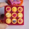 Miniatur Gitterform für winzige Lebensmittel-Bastelarbeiten Lebensmittelgeeignete Silikon-Tablettform Einfach zu verwenden DIY Mini Ausstellungsständer Zubehör