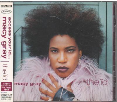 CD MACY GRAY  The Id ESCA8373 Epic 2001 Japan Dance  Electronica Used