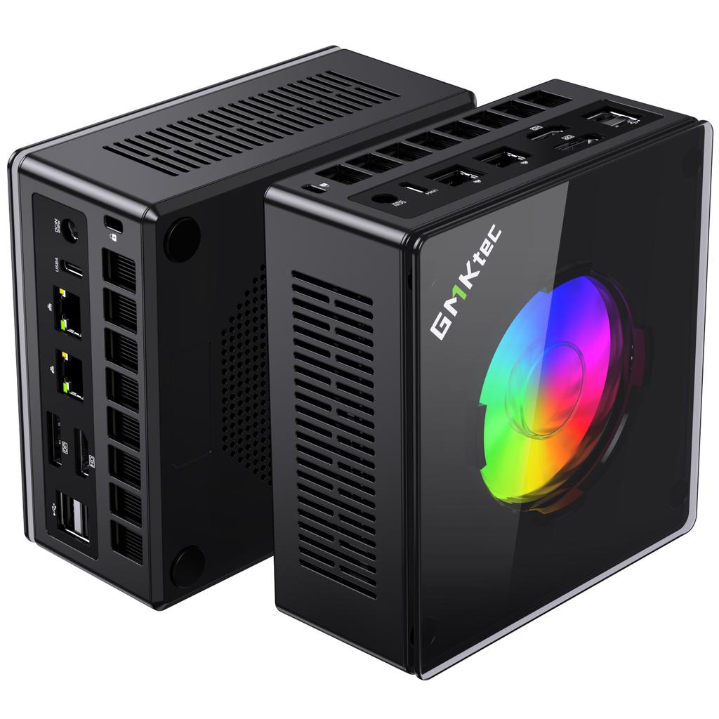 GMKtec K11 Nucbox AMD R9 8945HS Mini PC DDR5 5600MHz SSD PCIe4.0 Win11 Pro Displej pro čtyři monitory OCulink Stolní herní počítač