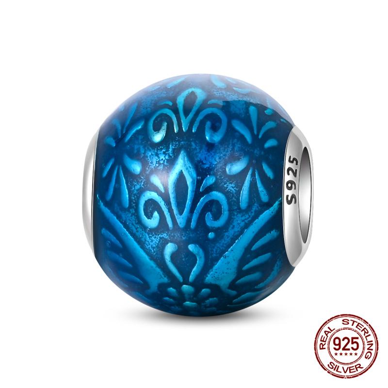 New 100% Copper Summer Coconut Beach Travel Ai Robot Charms Fit Originalbracelet Diy Jewelry Making Women Gift