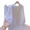 Autumn and Winter  V-neck Knitted Sweater Korean Loose Thick Long Sleeved Sweater for Women Design Sense