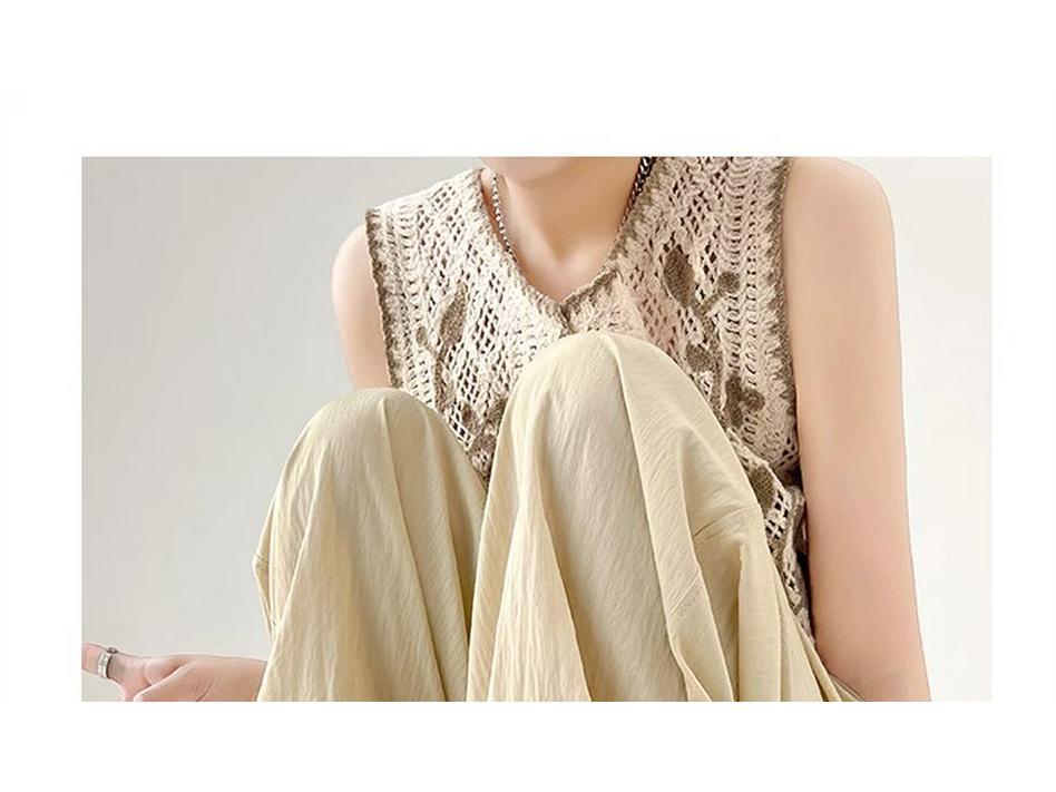 Yamamoto Women's Summer 2025 High Waist Slimming Ice Silk Wide-Leg Pants