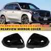 LHD For BMW X1 IX1 X2 IX2 U11 U12 U10 2024 Car Sticker Rearview Side Mirror Cover Wing Cap Exterior Door Case Trim Carbon